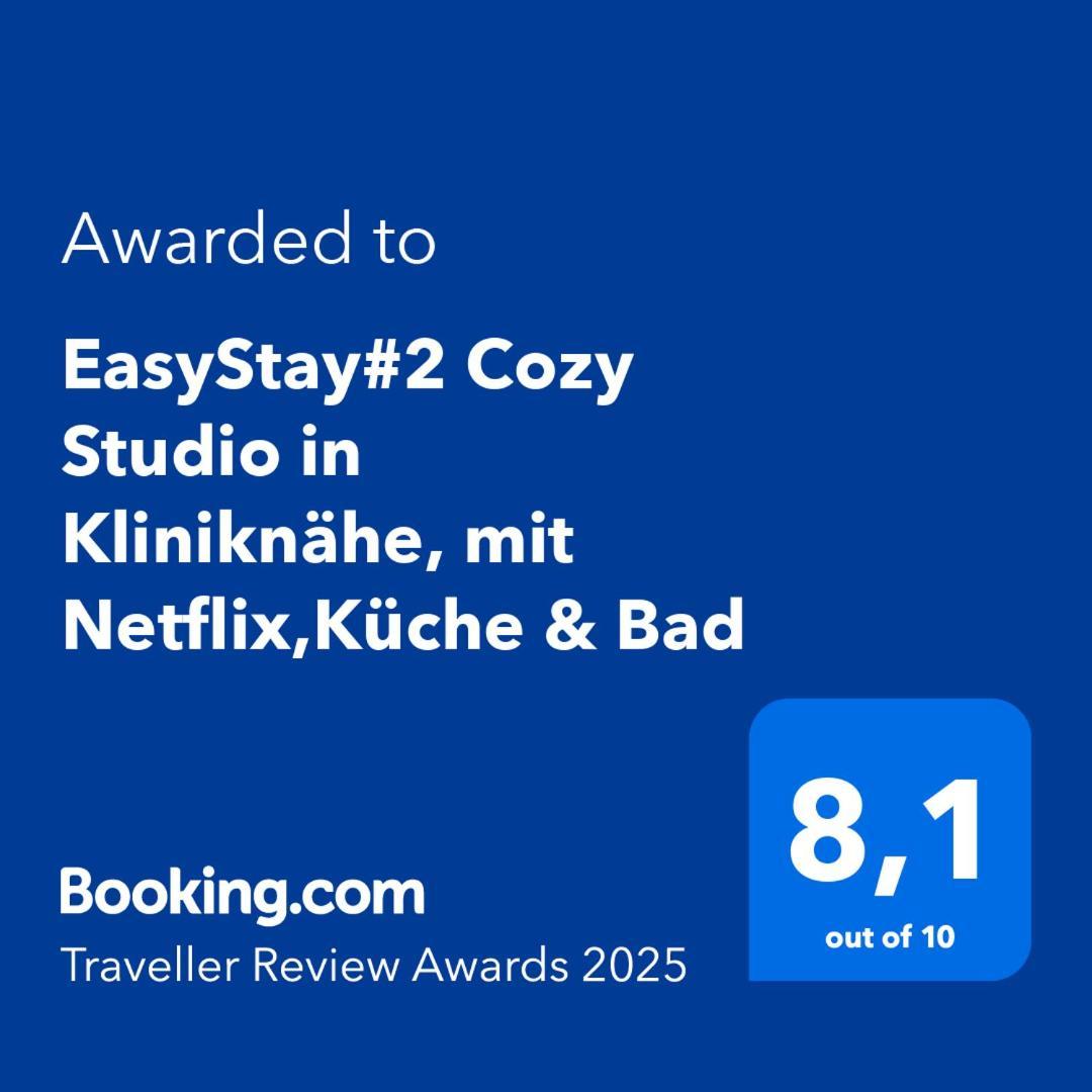 Easystay#2 Cozy Studio In Kliniknaehe, Mit Netflix,Kueche & Bad Бад Ойнхаузен Екстериор снимка